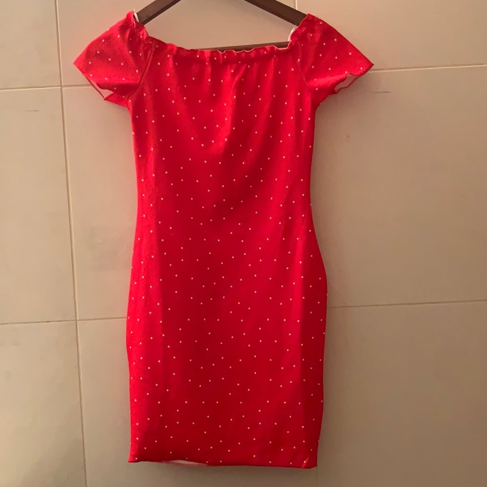 Hello Molly Red Polka Dot Dress Australian Size 8 NEW